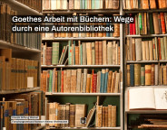 Startseite der virtuellen Ausstellung "Goethes Arbeit mit Büchern: Wege durch eine Autorenbibliothek" in der Deutschen Digitalen Bibliothek