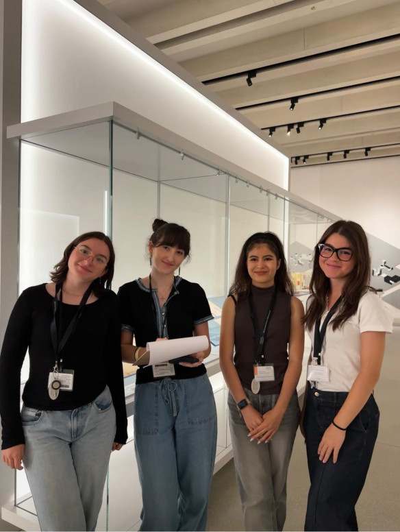 JES 2025 - Die Blog-Gruppe von links nach rechts: Arianna, Rocío, Veronica, Raffaella
